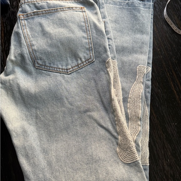 MNML Embroidered Jeans NWT Size 30 - Picture 5 of 6